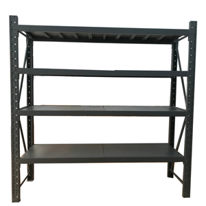 Medium Duty Garage Bolted Steel Shelving Metal Storage Shelf Rack For Warehouse Equipment