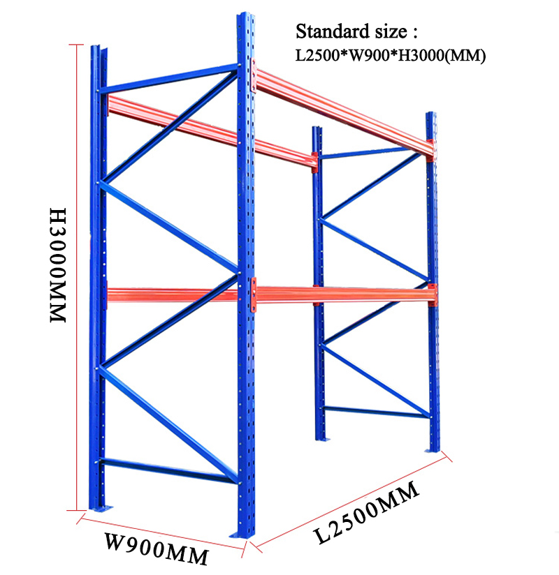 Industrial warehouse pallet racking heavy duty racking system