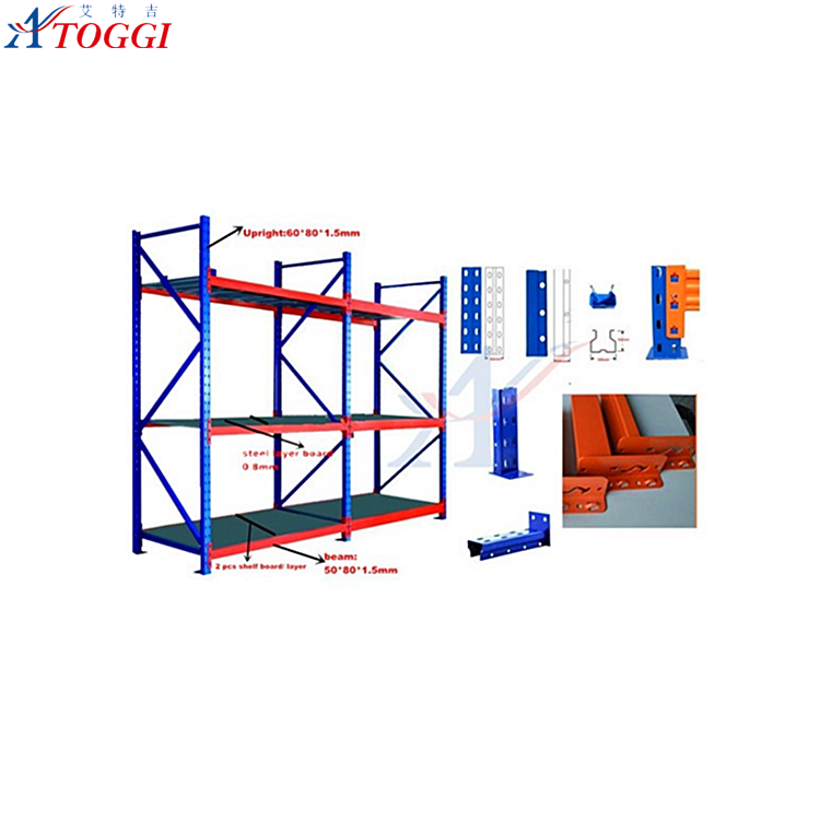 Heavy Duty Industrial Warehouse Picking Equipment Storage Rack Q235 Steel 3 Layers 110000kg Capacity Powder Coated