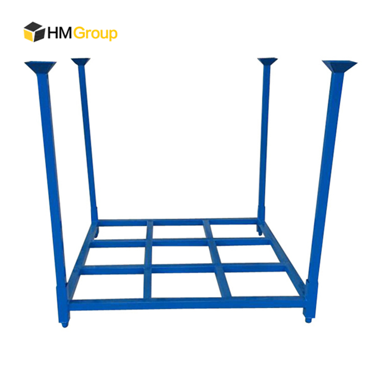 OEM Heavy Duty Galvanized Steel Stacking Racks For Warehouse Stack Pallet