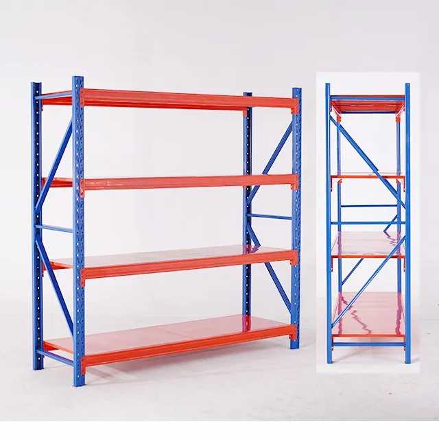 Custom Heavy-Duty 5-Layer Metal Stacking Shelf Rack 1000-2000KG Capacity 4-Layer Iron Shelving Adjustability for Warehouse
