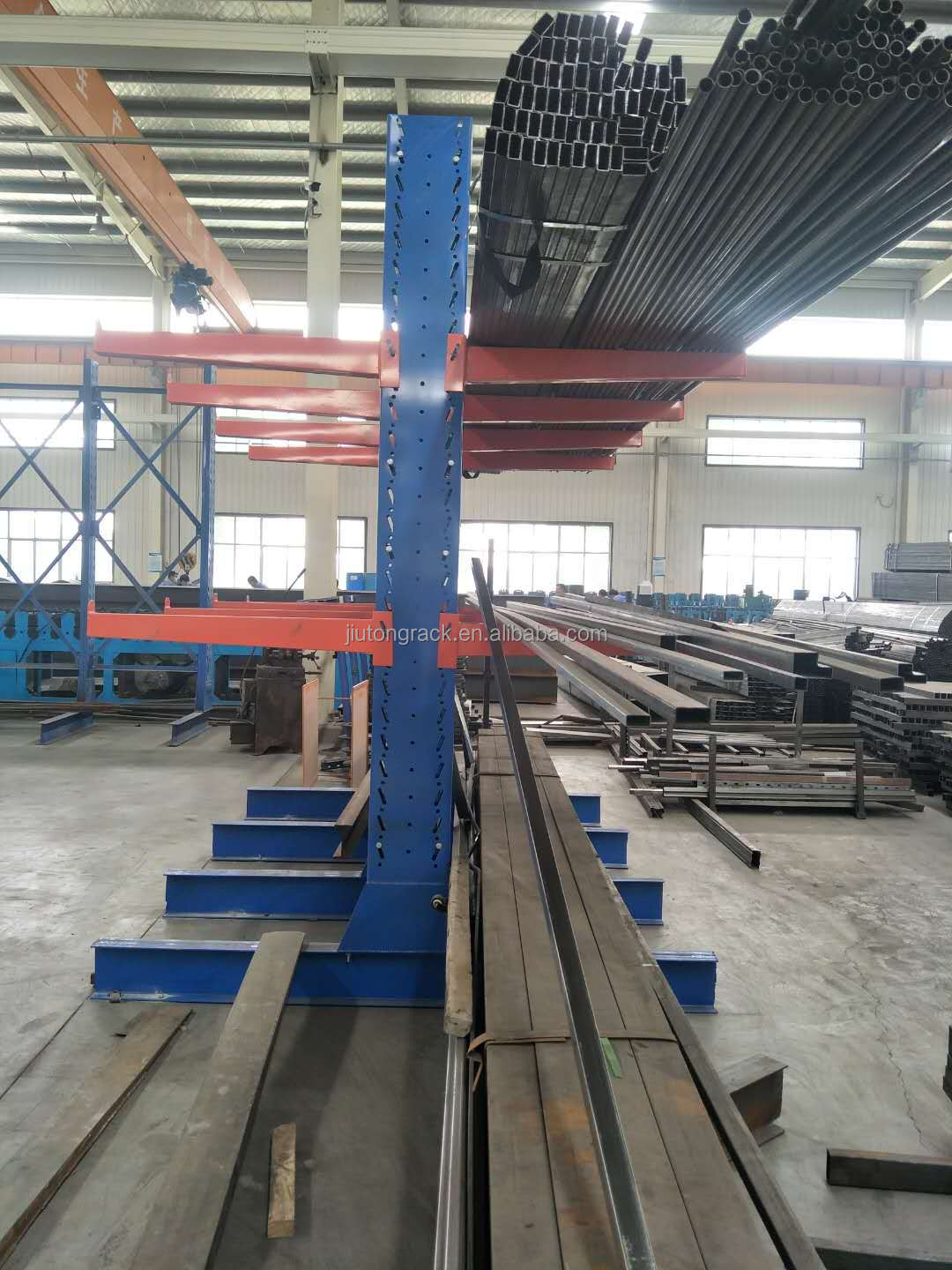Light Medium Heavy Duty Steel Cantilever Rack 500kg 800kg 1000kg Per Arm Adjustable Storage System for Warehouse