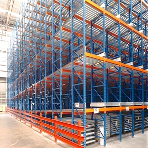 Hot Sale Selective Drive-in Pallet Rack Industrial Warehouse Storage 5 Layers Steel Metal Adjustable Heavy Duty 500-4000kg/Level