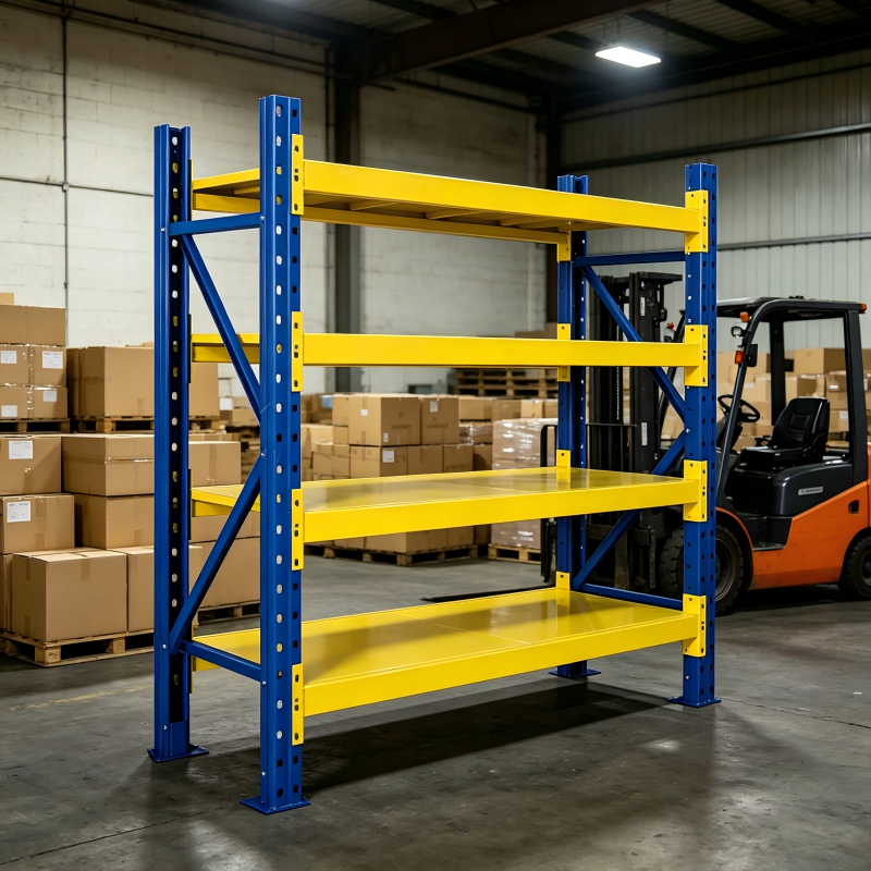 Industrial Warehouse Shelving Adjustable Metal Storage Rack Commercial Logistics Factory Garage Workshop Goods Organization