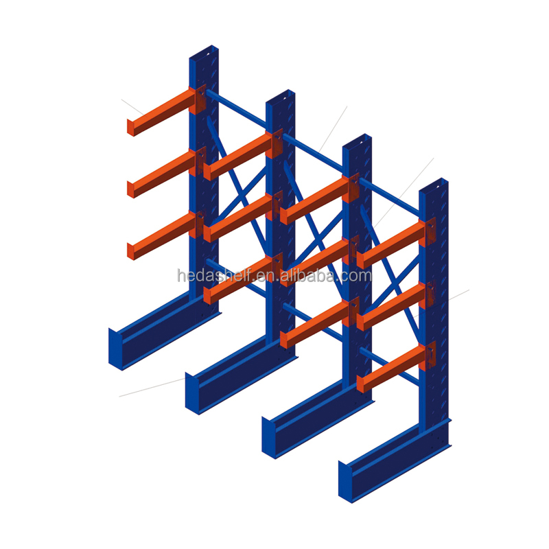 Factory Price Cantilever Material Rack Heavy Duty Cantilever Racks Warehouse Cantilever Racking for Rebar Storage