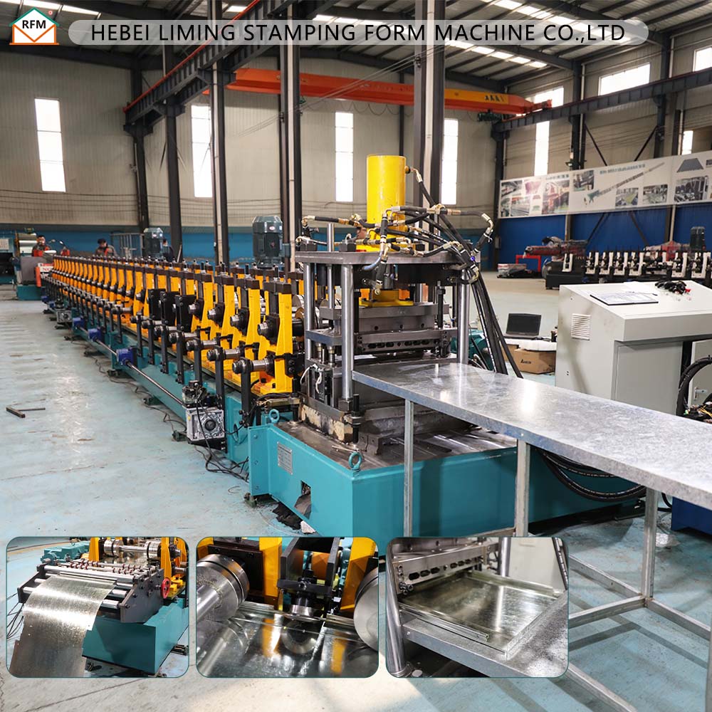 Liming Storage Rack Shelf Board Forming Machine For Steel Shelving Panel And Warehouse Equipment Production
