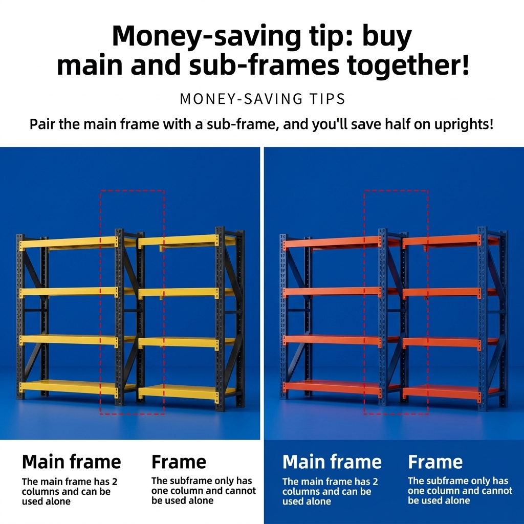 Adjustable Heavy Duty Load-Bearing 500kg/Layer Steel Racks Warehouse Industrial Stack Storage Racking Shelving System