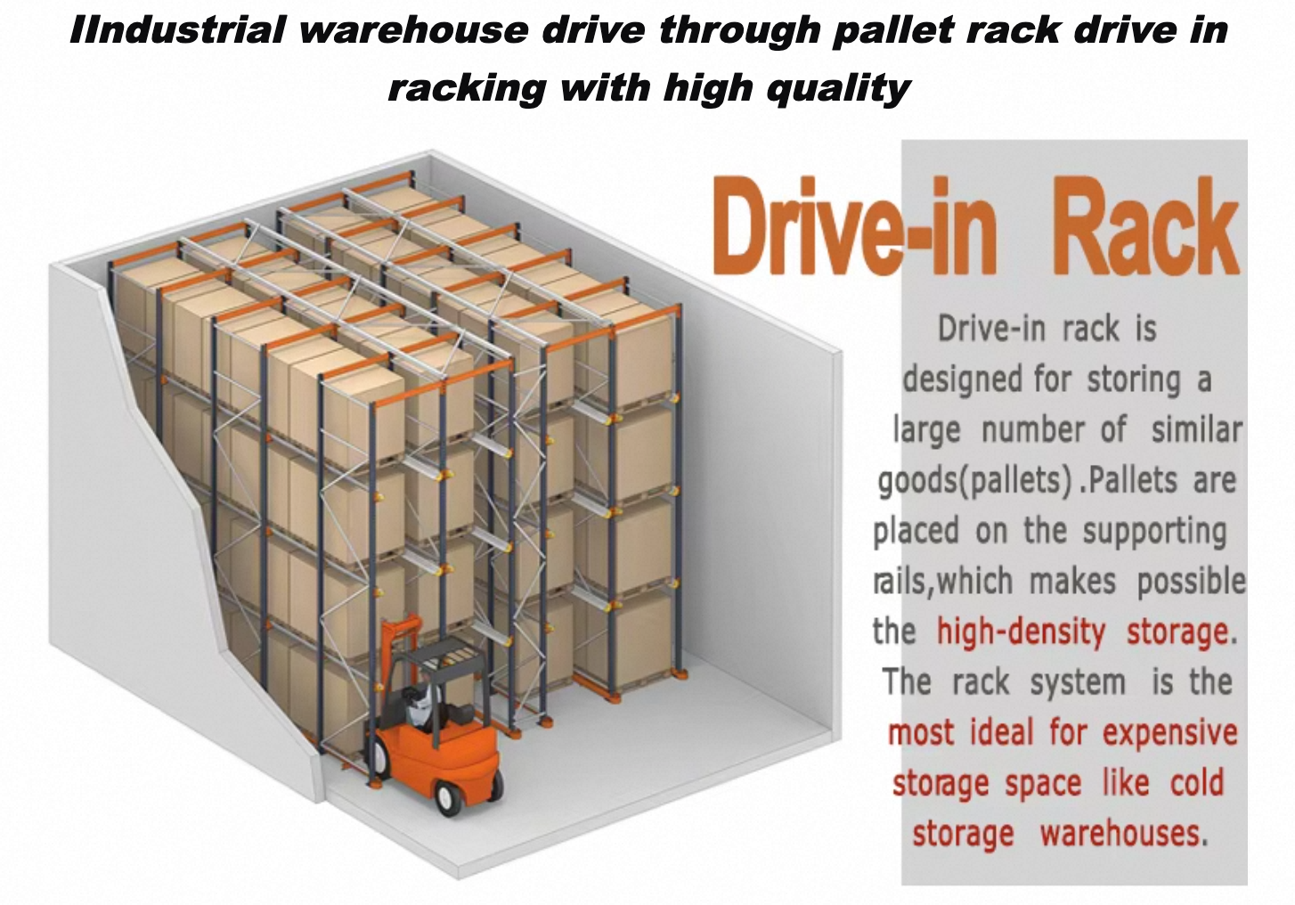 Drive-in Pallet Racking Display