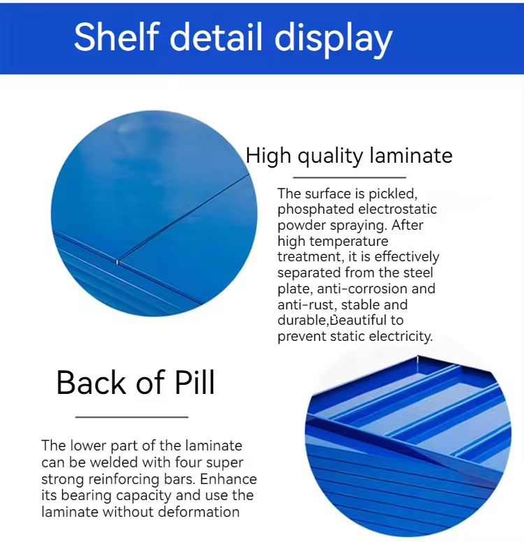 Steel pallet racking section