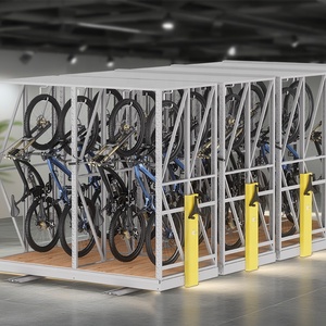 High Density Compact Mobile Shelving Storage System Manual Mobile Compactor for Sports Equipment Mobile Racking