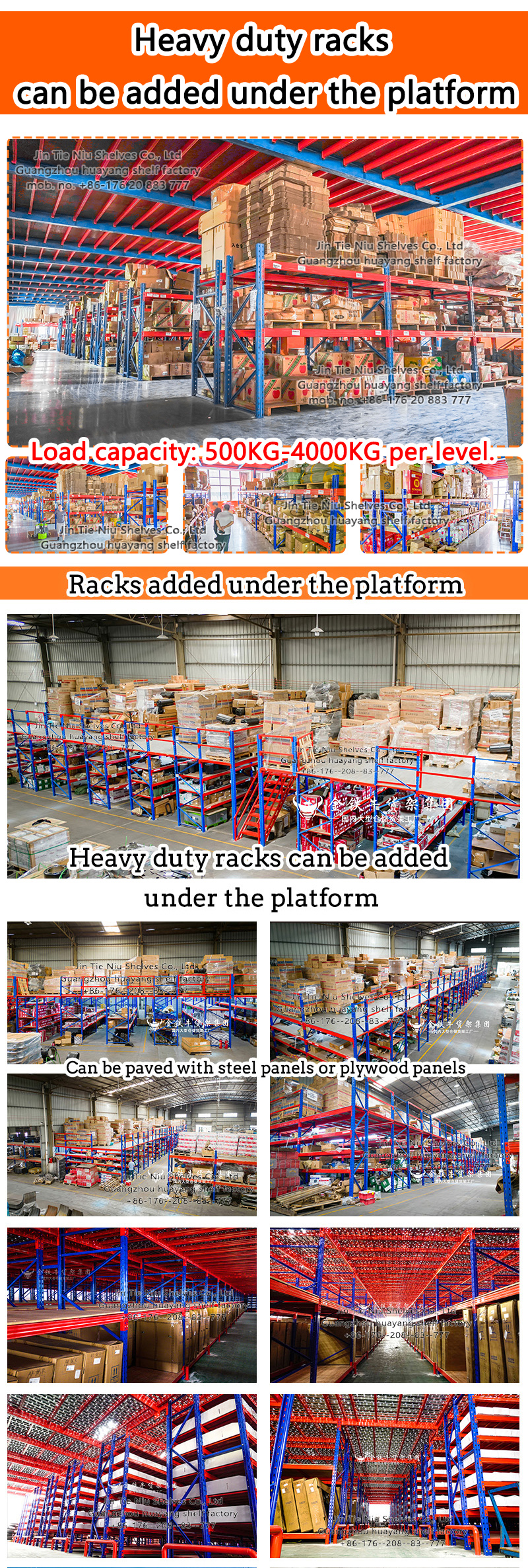 Selective Systems Welding for Pallet Adjustable Shelf Cold Room Fabric Bolt Storage Rack Lebanon, Israel, Palestine