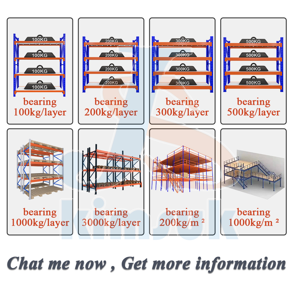 Warehouse Steel Rack Pallet Rack Shelves for Warehouse 3 Tons Foldable Storage Shelves