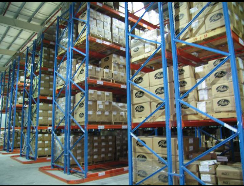 Hot Sale Industrial Metal Storage Shelving Adjustable Multi-Tier Custom Sizes Warehouse Logistics Rack Drive-Through Push-Back