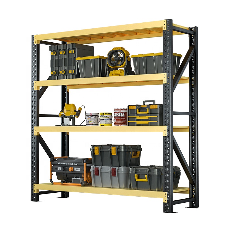 Fast Shipping Steel Shelving Light Duty Stacking Racks &amp; Shelves for Garage Storage