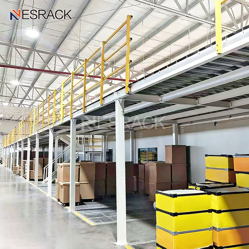 Customized Heavy Duty Steel Mezzanine Floor Second Floor Platform Wire Shelving for Warehouse Storage Second Mezzanine Floor
