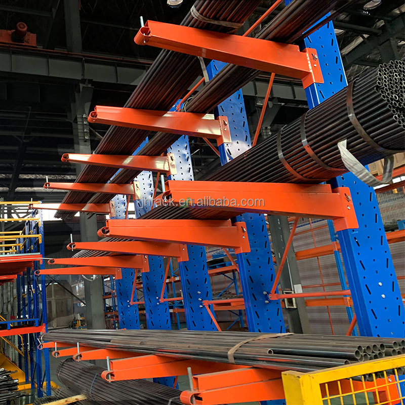 Customized Industrial Cantilever Racking Warehouse Storage Rack Upright Frames Heavy Duty Cantilever Racks Steel Storage Shelf