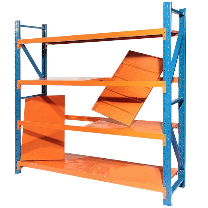 Heavy-Duty Boltless Steel Storage Rack Industrial Warehouse And Garage Use Storage Shelf With High Capacity