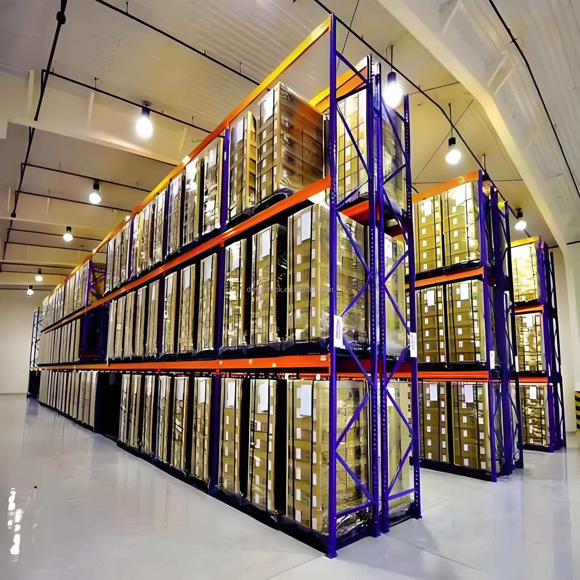 Space Saving Warehouse Storage Solution Forklift Entry System High Density Drive in Rack