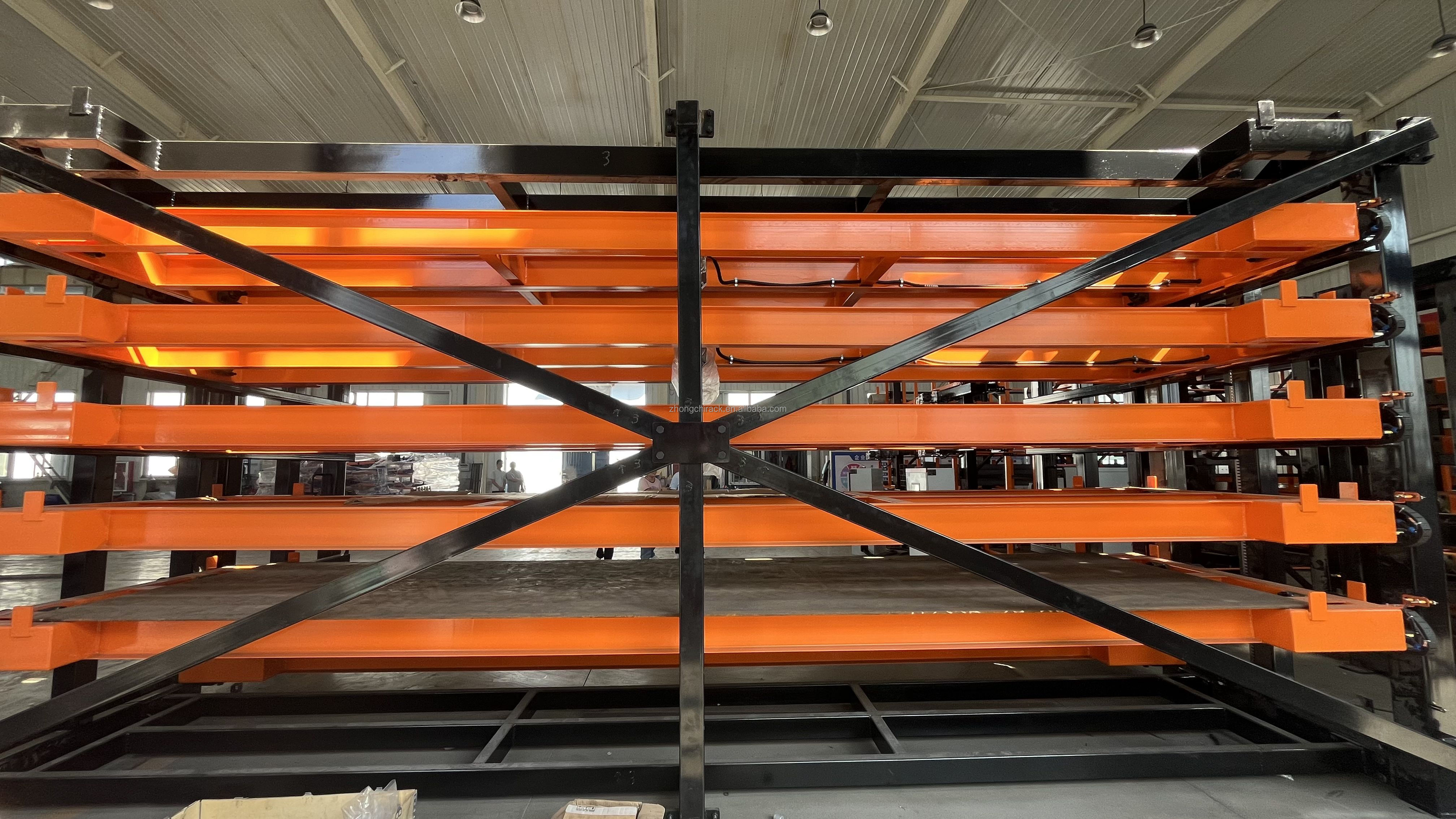 High Load Capacity 8-Layer Anti-Rust Powder Coated Steel Rack Heavy Duty Warehouse Storage System for Industrial Pallet Use