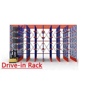 High-Capacity Drive-In Pallet Racking System Drive-Through Pallet Rack For Storage Warehouses