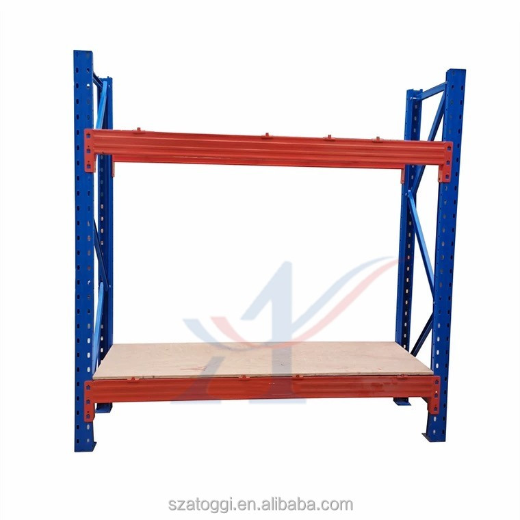 Customized Heavy Duty Steel 2-Layer Warehouse Storage Pallet Rack System with 1000kg/Layer Capacity