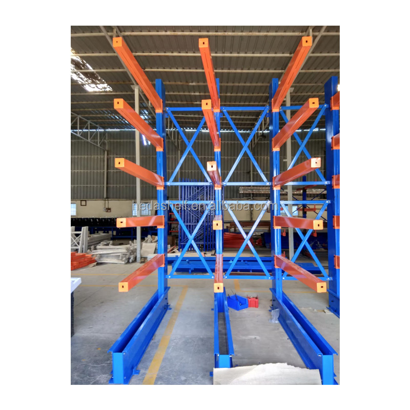 Factory Price Cantilever Material Rack Heavy Duty Cantilever Racks Warehouse Cantilever Racking for Rebar Storage