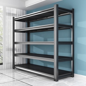 Shibang 5 Layers 150KG Load Warehouse Wire Storage Shelf Goods Steel Rack &amp; Shelving