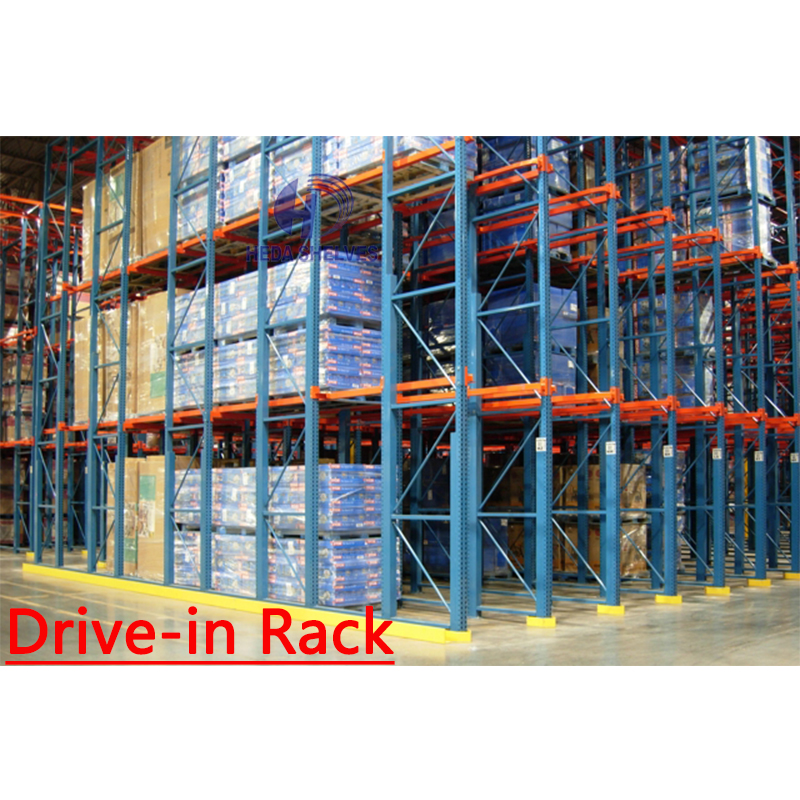 High Density Drive-In Pallet Rack Warehouse Storage System Drive In Rack Pallet Racking Double Deep Pallet Racks
