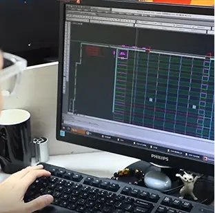 3D layout design and FEA modeling