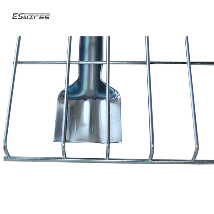 Europe Standard Fireproof Flared Channel 3 Support Channels Secure Design Metal Steel Mesh Wire Pallet Rack Decking