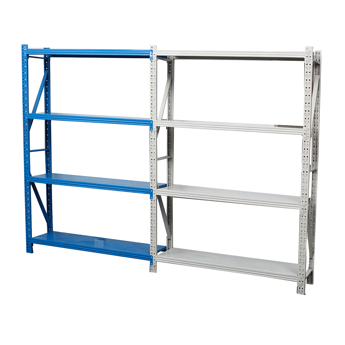 100~500KG Per Layer 2M Height Warehouse Stacking Shelves&amp;units Iron Storage Metal Display Rack Wide Span Storage Rack