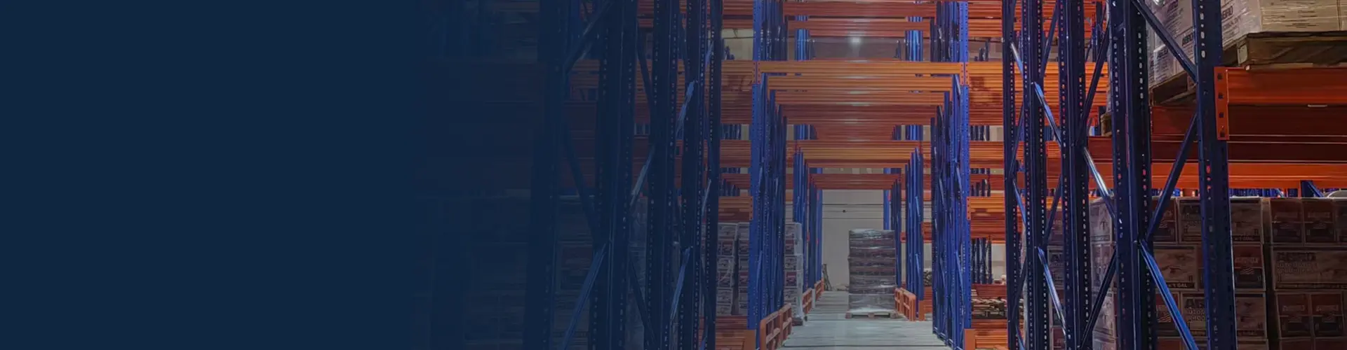 Industrial Pallet Racking System Production and Storage