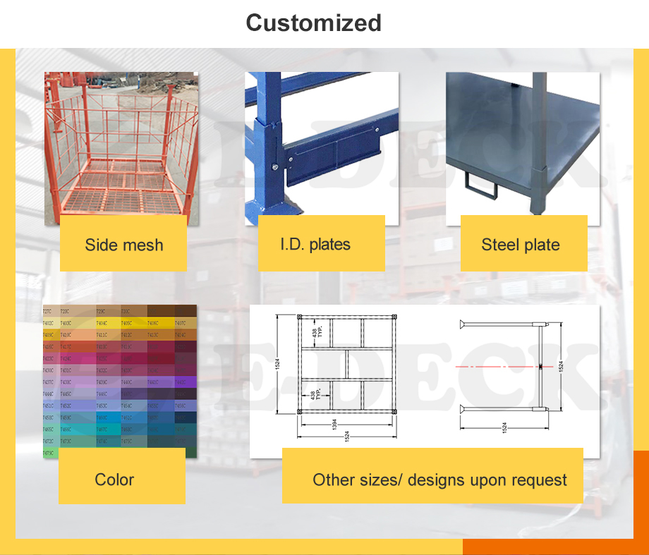 Heavy Duty Stackable Customized Warehouse Transport a Frame Fabric Roll Rack Dimensions