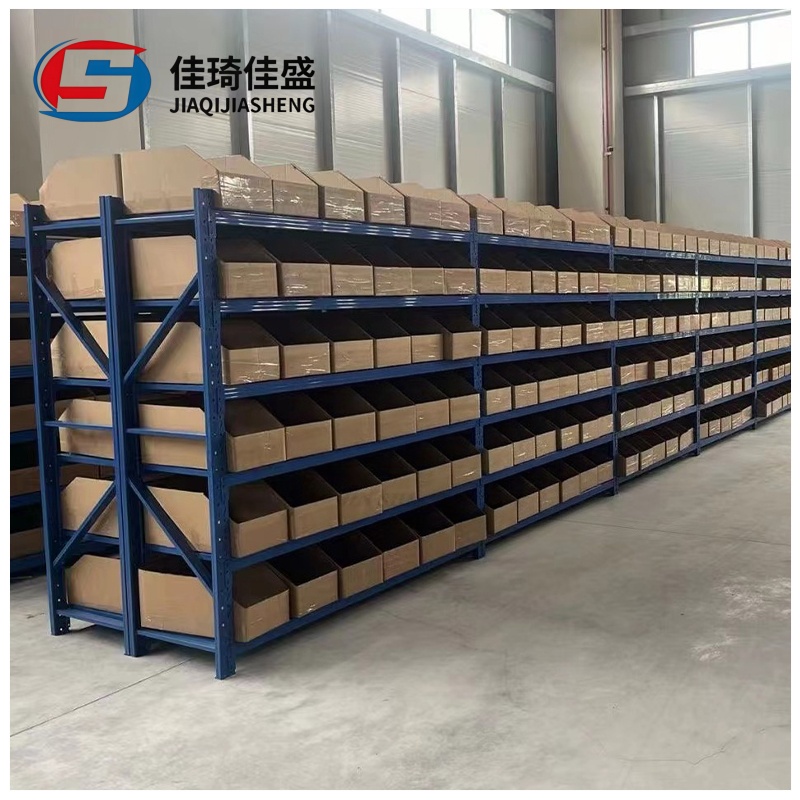 Multi-Level Long Span Boltless Warehouse Rack 500kg Capacity Industrial Steel Shelving Anti-Corrosion Boltless Pallet Racking