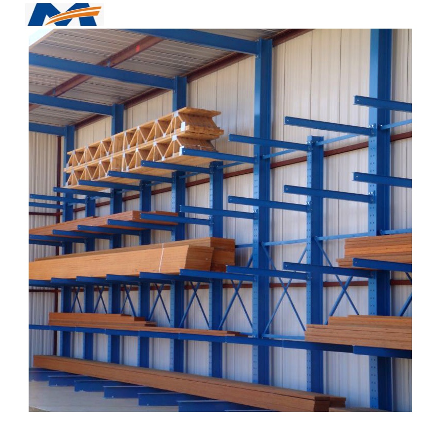 Mracking Heavy Duty Cantilever Rack Adjustable Cantilever Shelf Both Single And Double Side Accept Custom For Long Materials