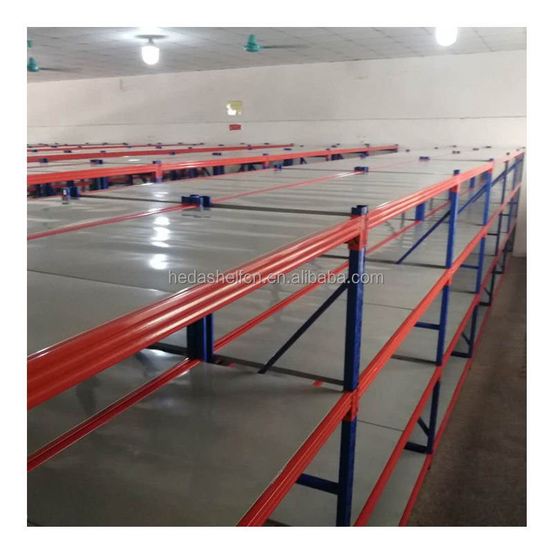 Wholesale Price Industrial Boltless Storage Rack 4 Tier Metal Shelving Units Warehouse Steel Heavy Duty Stacking Racks Shelves