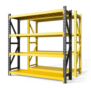 Robust Stacking Shelf System - Multi-Layer Storage Rack for Garage, Basement, and Warehouse