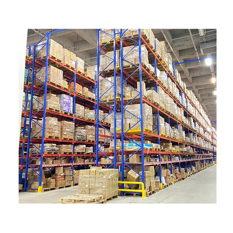 High Density Warehouse Storage Solution Distribution Center Equipment Steel Selective Pallet Rack