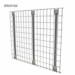 Europe Standard Fireproof Flared Channel 3 Support Channels Secure Design Metal Steel Mesh Wire Pallet Rack Decking