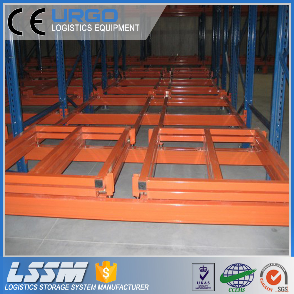 URGO 2023 New Push Back Racking Heavy Duty Pallet Rack for Intensive Storage Rack System