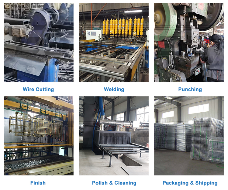 Europe Standard Fireproof Flared Channel 3 Support Channels Secure Design Metal Steel Mesh Wire Pallet Rack Decking