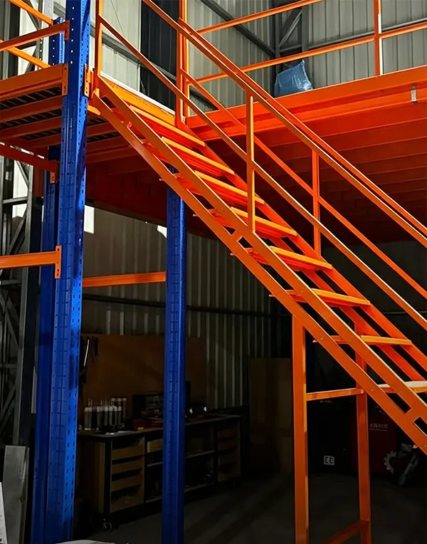 Shelving-Mezzanine Storage Facility for Uruguay