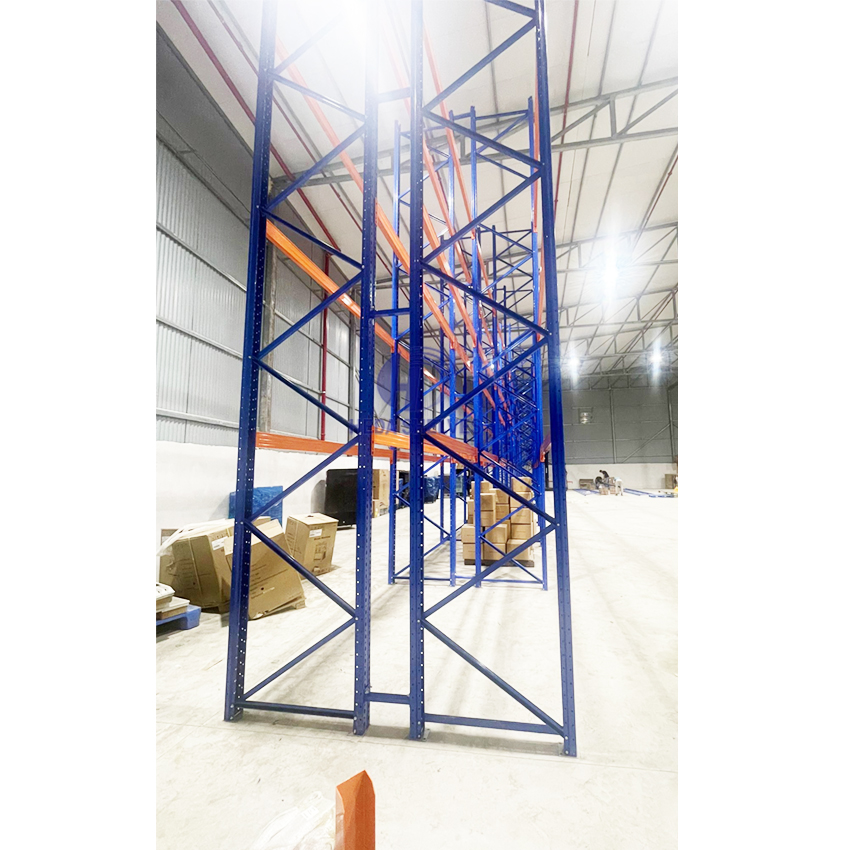 High Bay Heavy Duty Selective Pallet Racking System for Tall Warehouses and Industrial Storage