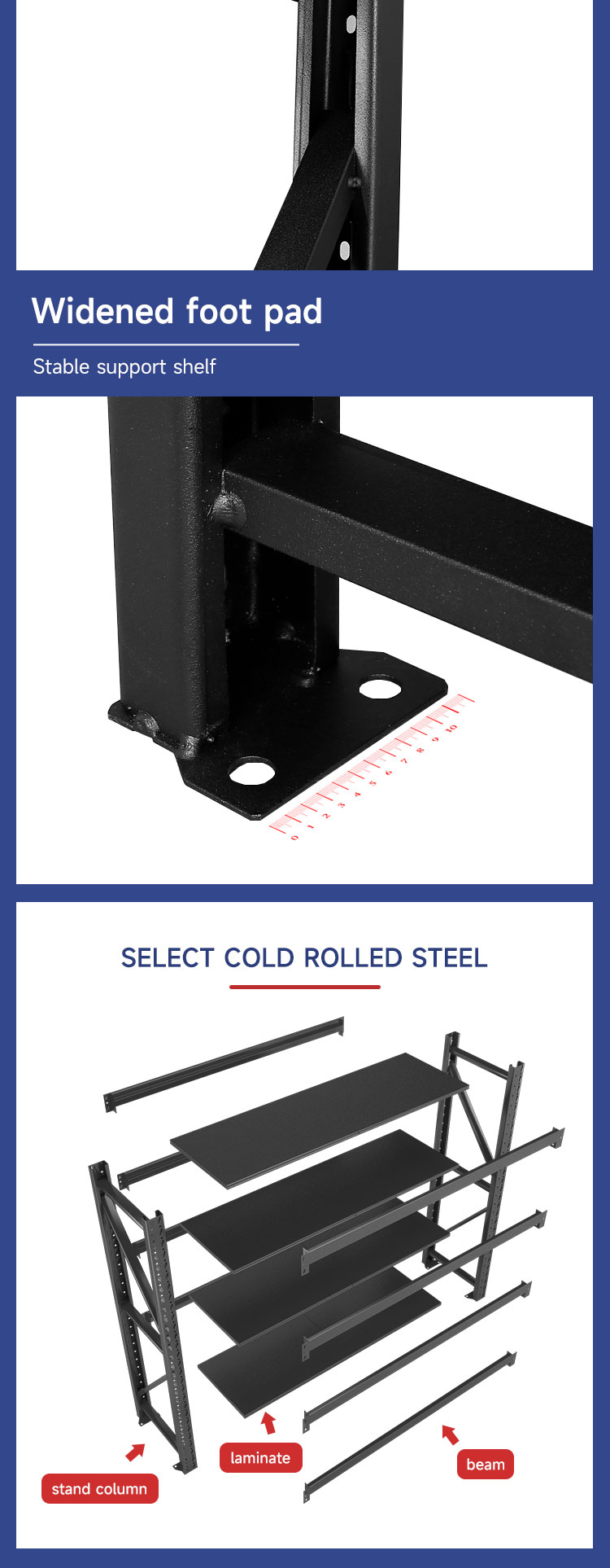 Storage Racking Dimensions and Spec