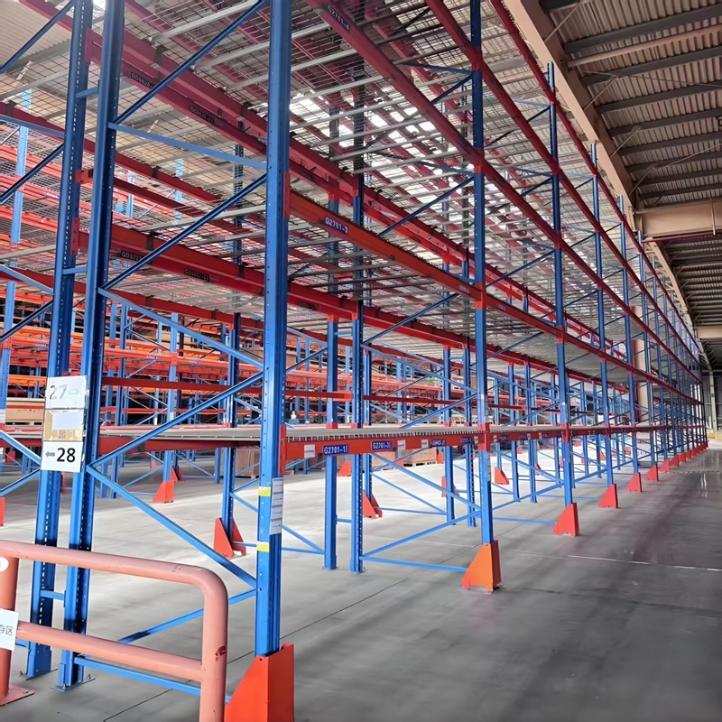 Hot Sale Selective Drive-in Pallet Rack Industrial Warehouse Storage 5 Layers Steel Metal Adjustable Heavy Duty 500-4000kg/Level