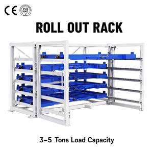 Industrial Heavy Duty Customizable Foldable Corrosion Resistant 8-Layer Powder Coated Carbon Steel Warehouse Rack Cantilever