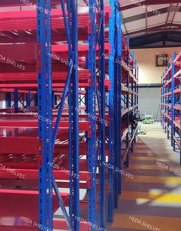 Medium duty shelving project in general storage warehouse