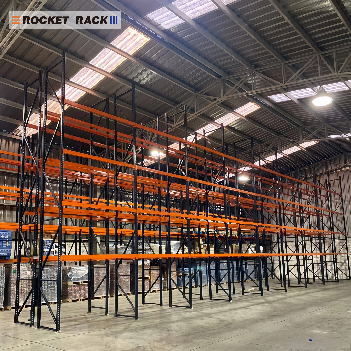 US Industrial Rocket Rack Steel Heavy Duty Pallet Teardrop Racks-Adjustable Structure CE Certified OEM Available