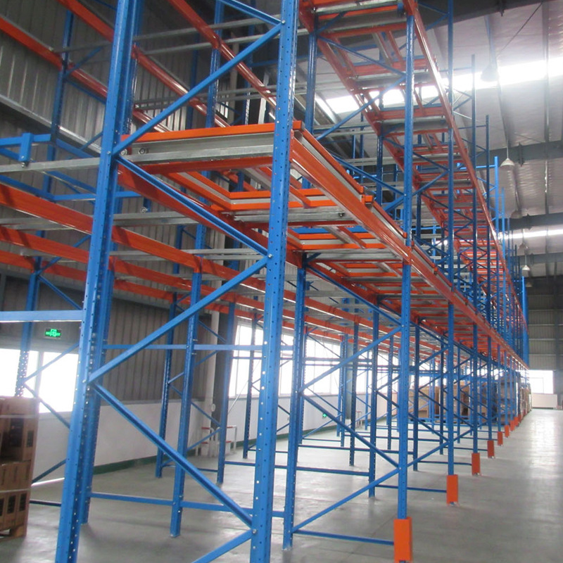 Heavy Duty Shuttle Pallet Racking System Shuttle Carrier Radio Shuttle Large Sale Heavy Duty Warehouse Steel Storage Rack