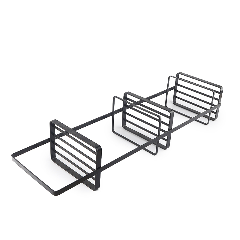New Design Living Room Bedroom Kitchen Narrow Angle Iron Shelf Storage Rack Standing Type Three Tier Dust Proof